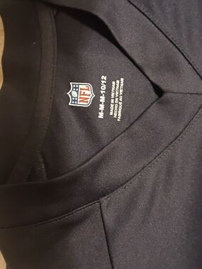 NFL Navy Crewneck Sweatshirt with Logo Print